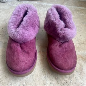 UGG classic mini fluff shearling boots